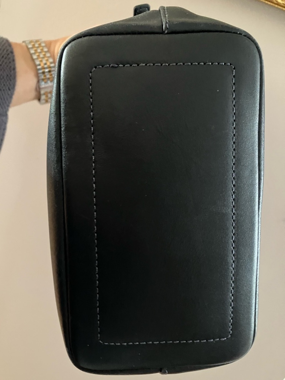 Vintage Coach Black Leather Mini Wristlet Pouch - Picture 11 of 16